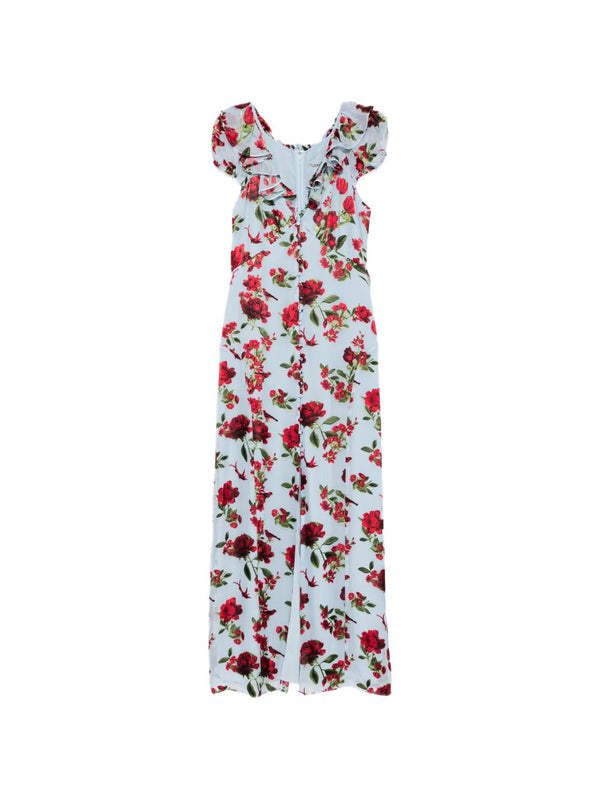Alice + Olivia Tara printed long dress