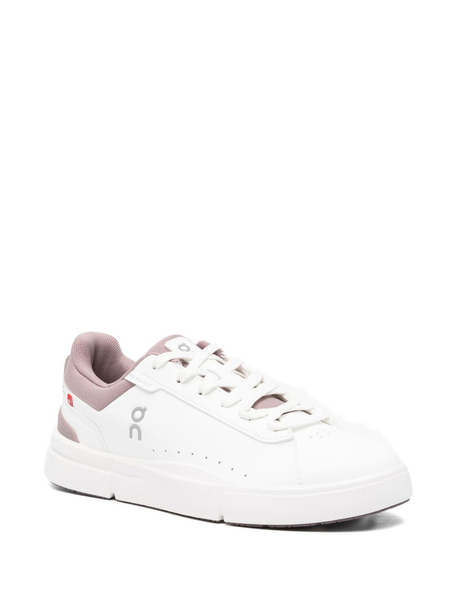On Roger Advantage Sneakers For Women Versatile Everyday Comfort White Perforated Breathable Design