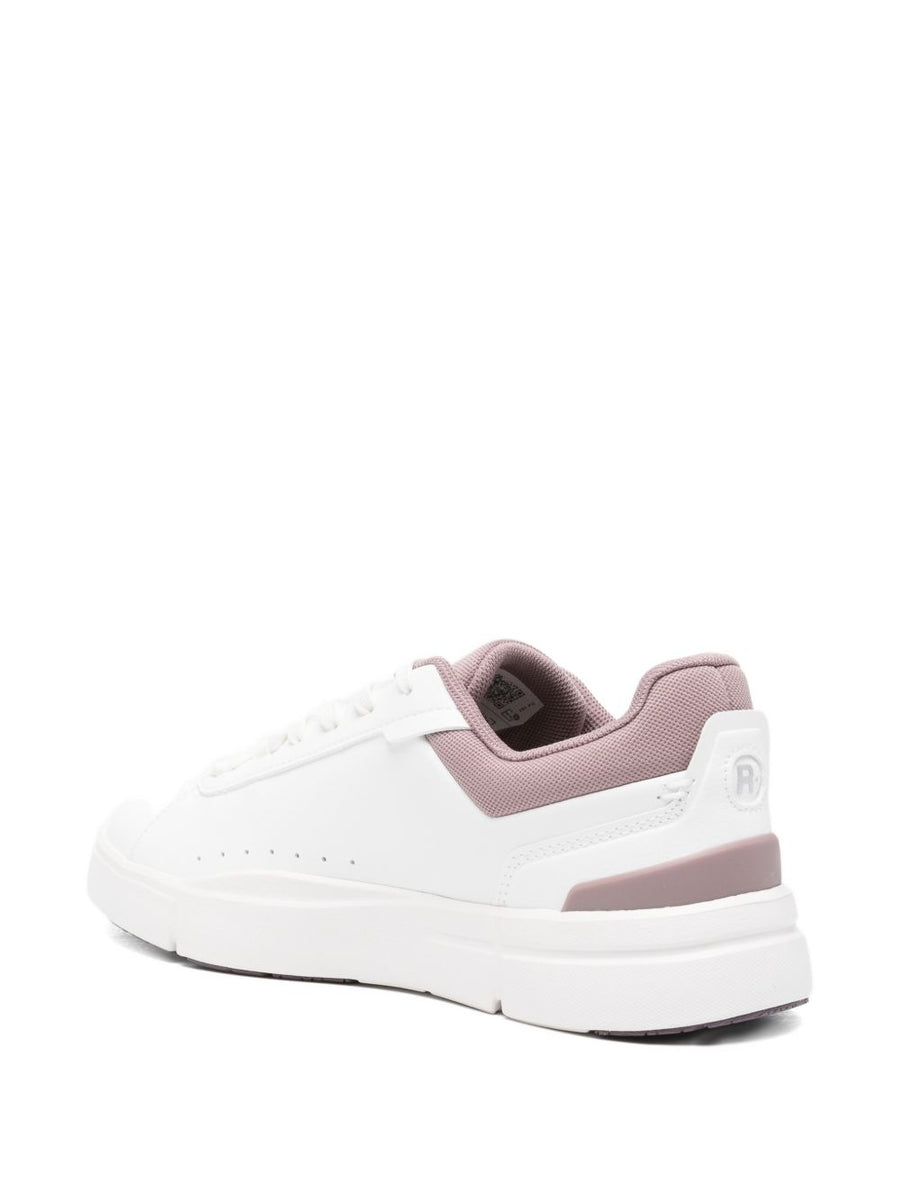 On Roger Advantage Sneakers For Women Versatile Everyday Comfort White Perforated Breathable Design