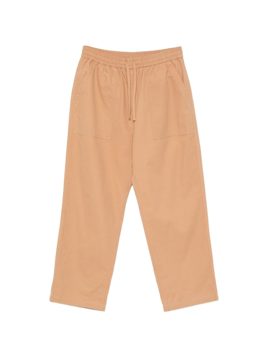 Maison Kitsuné Cotton Drawstring Trousers For Men Relaxed Fit Everyday Comfort Luxury