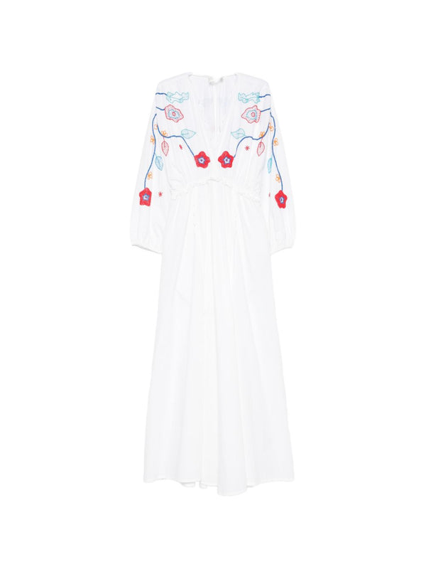 Forte Forte Embroidered cotton dress
