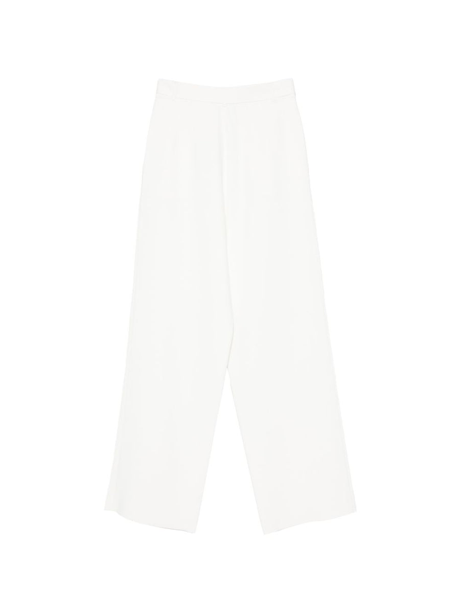 MRZ Ivory Wide Leg Trousers For Women Refined Comfort Fit Day To Night Versatility