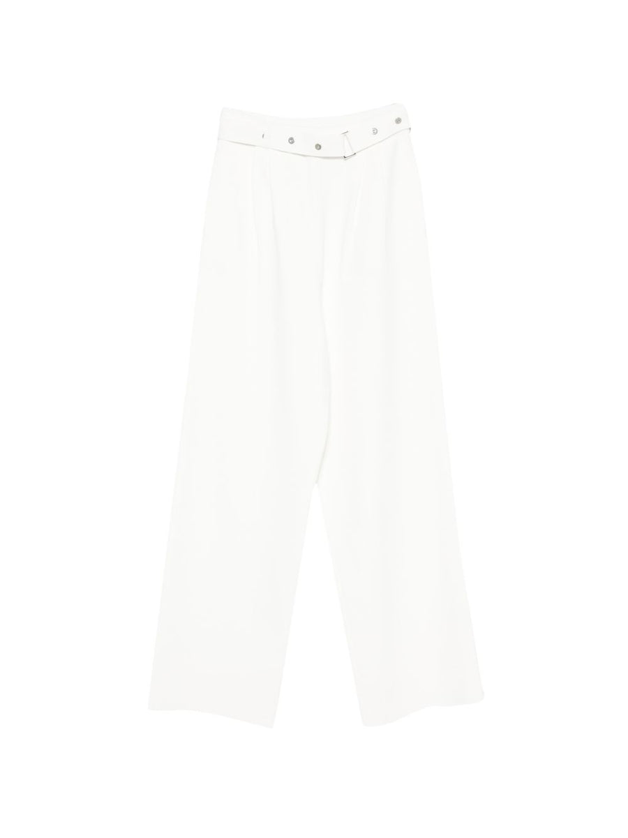 MRZ Ivory Wide Leg Trousers For Women Refined Comfort Fit Day To Night Versatility