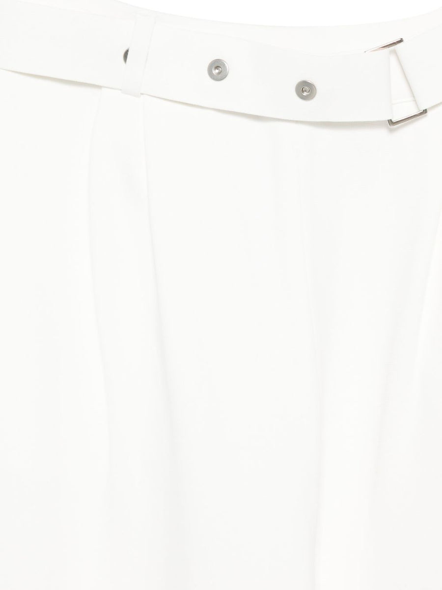 MRZ Ivory Wide Leg Trousers For Women Refined Comfort Fit Day To Night Versatility