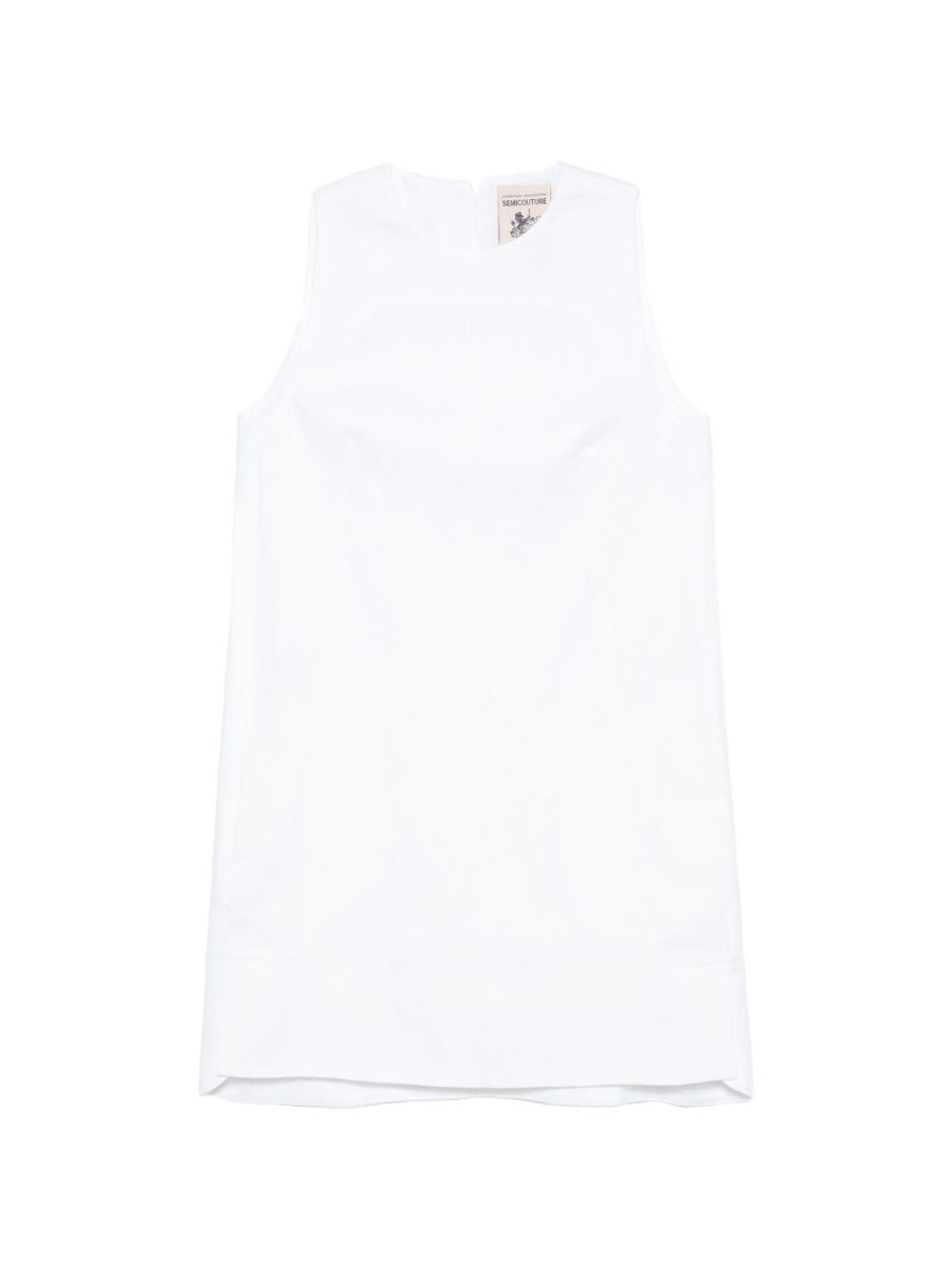 Semicouture Sheena linen mini dress