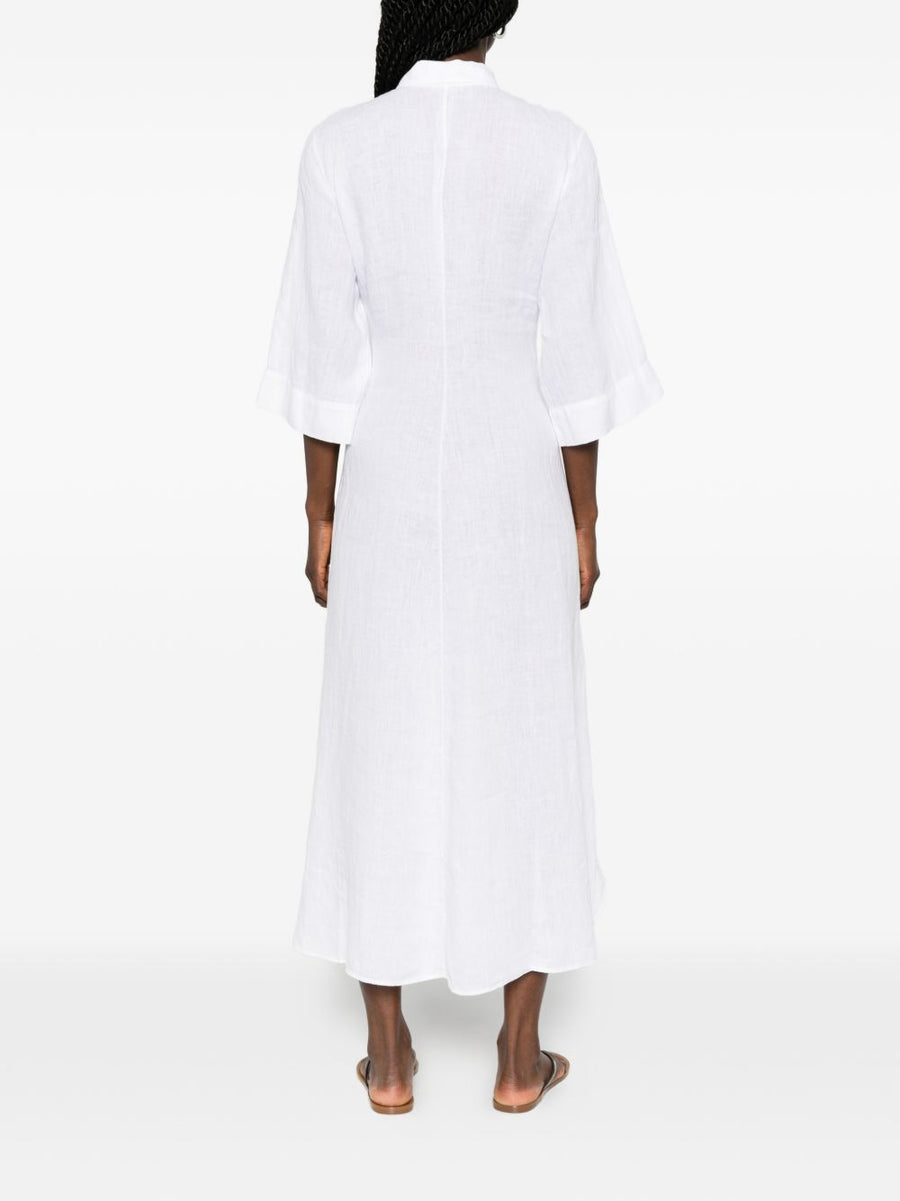 Archivio '67 Linen chemisier dress