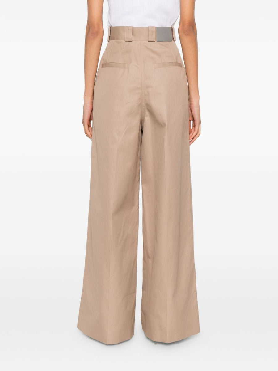 Balenciaga Cotton high-waisted trousers