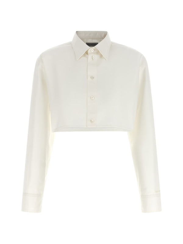 Balenciaga Cotton cropped shirt
