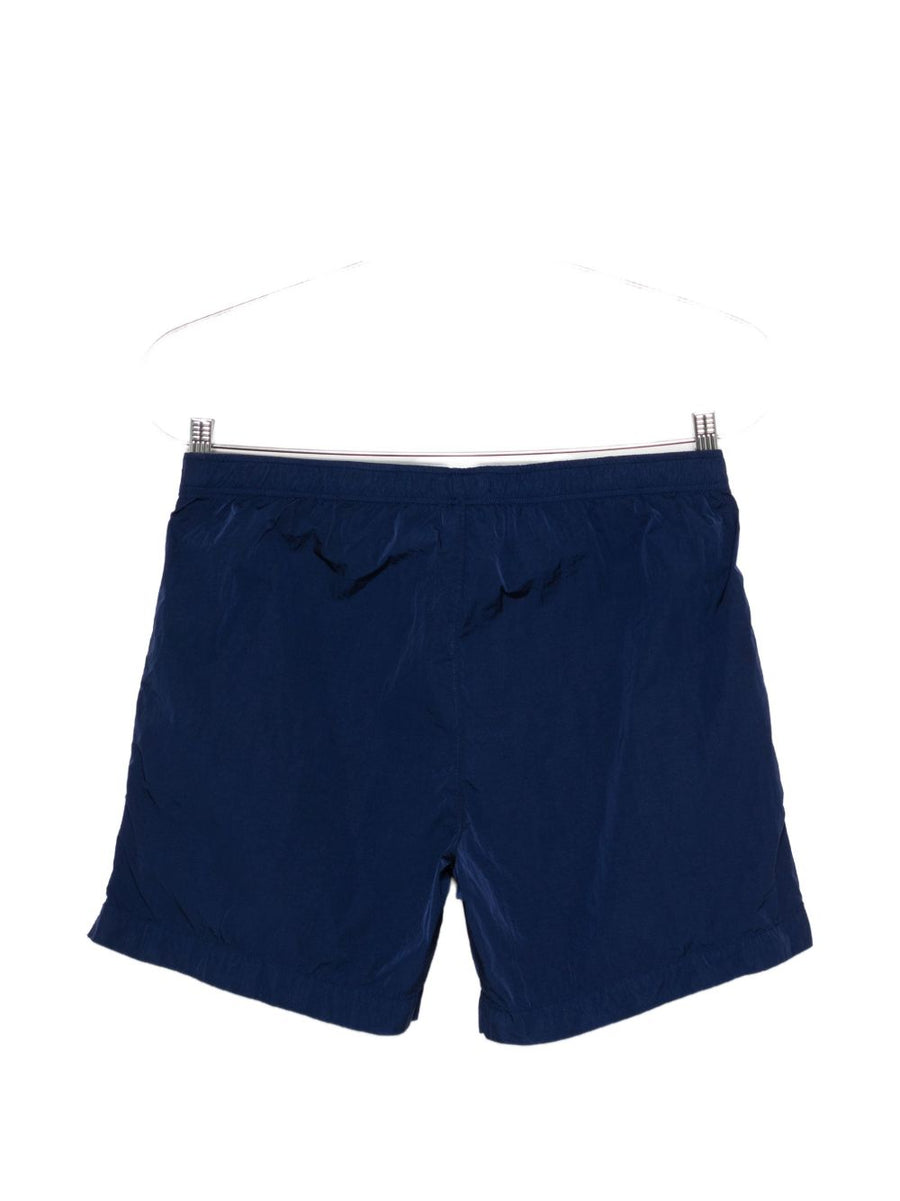 C.P. Company Swim Shorts Navy For Men Luxury Beachwear SS26 Lightweight Quick Dry Polyamide