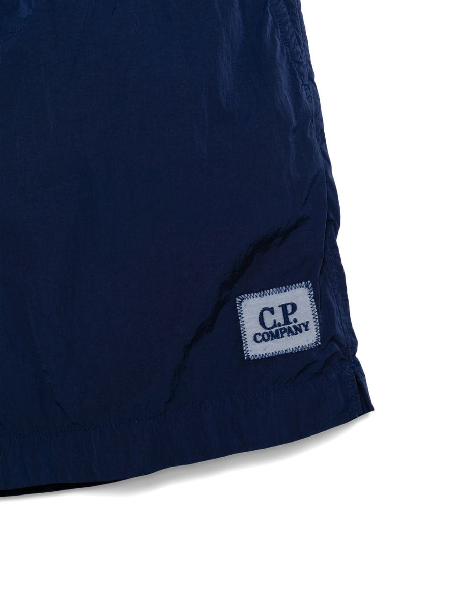 C.P. Company Swim Shorts Navy For Men Luxury Beachwear SS26 Lightweight Quick Dry Polyamide
