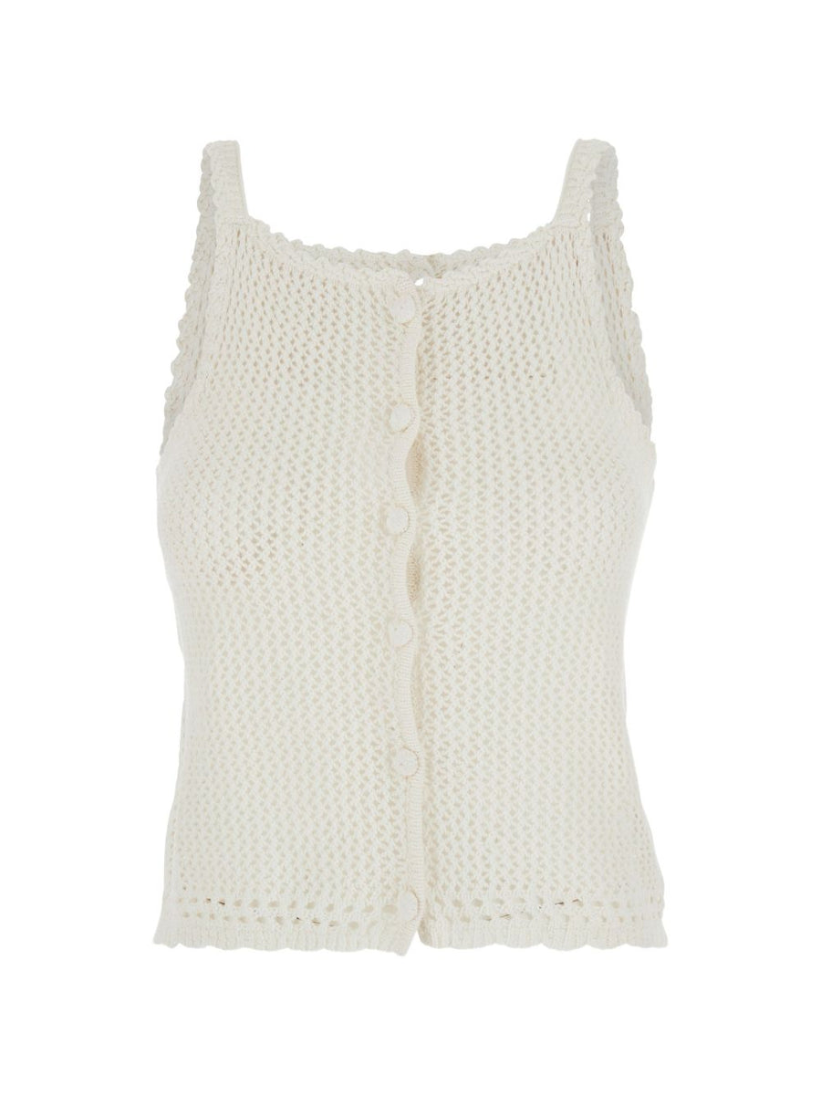Dunst Ivory Linen Cotton Blend Top For Women Breathable Lightweight Spring Summer Wardrobe