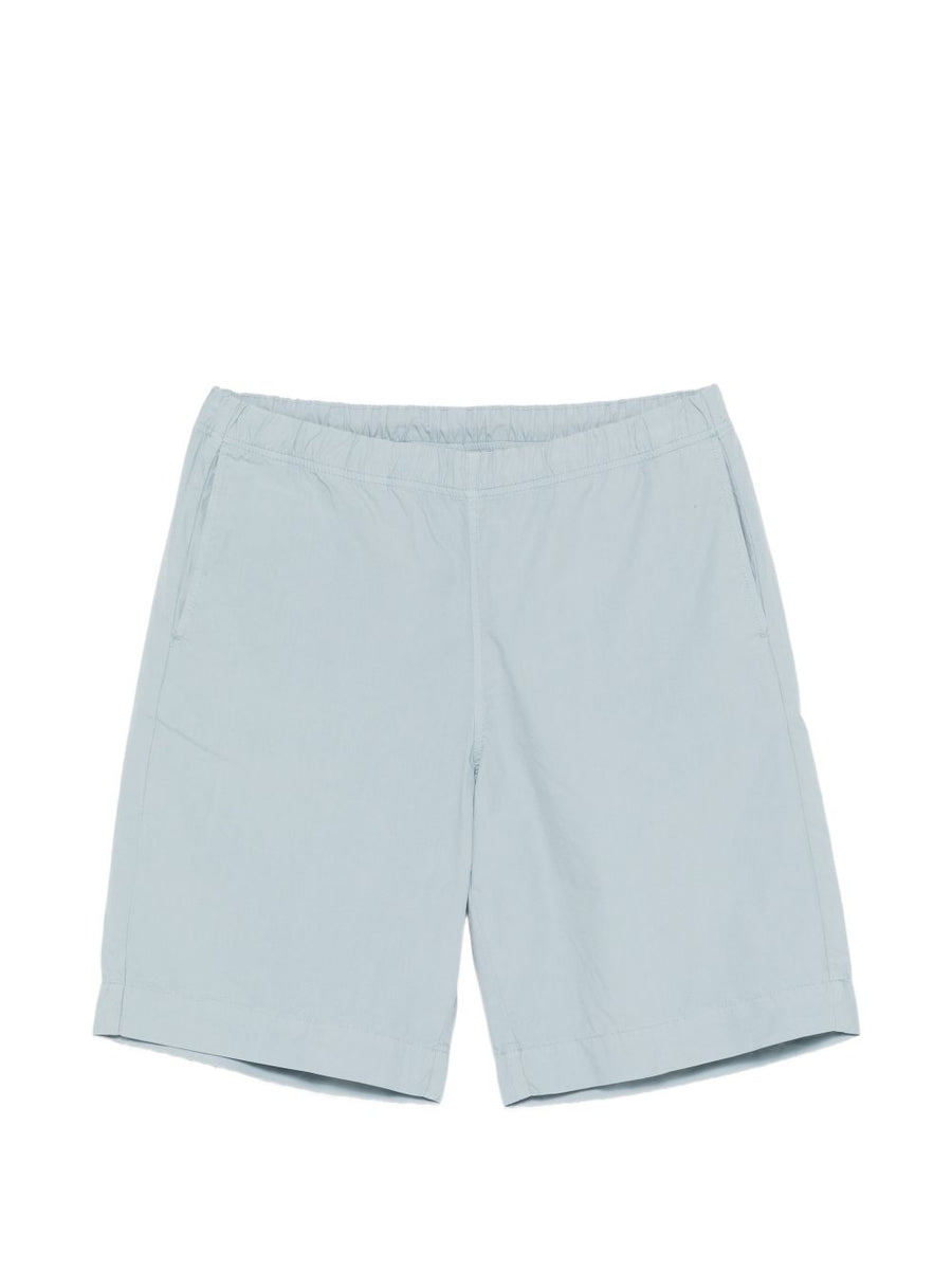 Paul Smith Lightweight Shorts For Men In Light Blue Cotton With Elastic Waist Premium Versatile Comfort