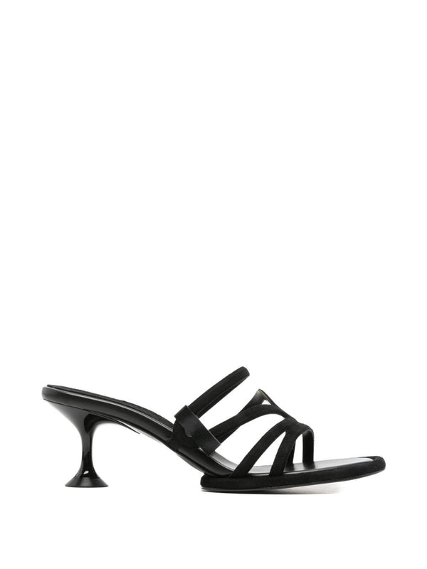 Sergio Rossi Suede leather heel sandals