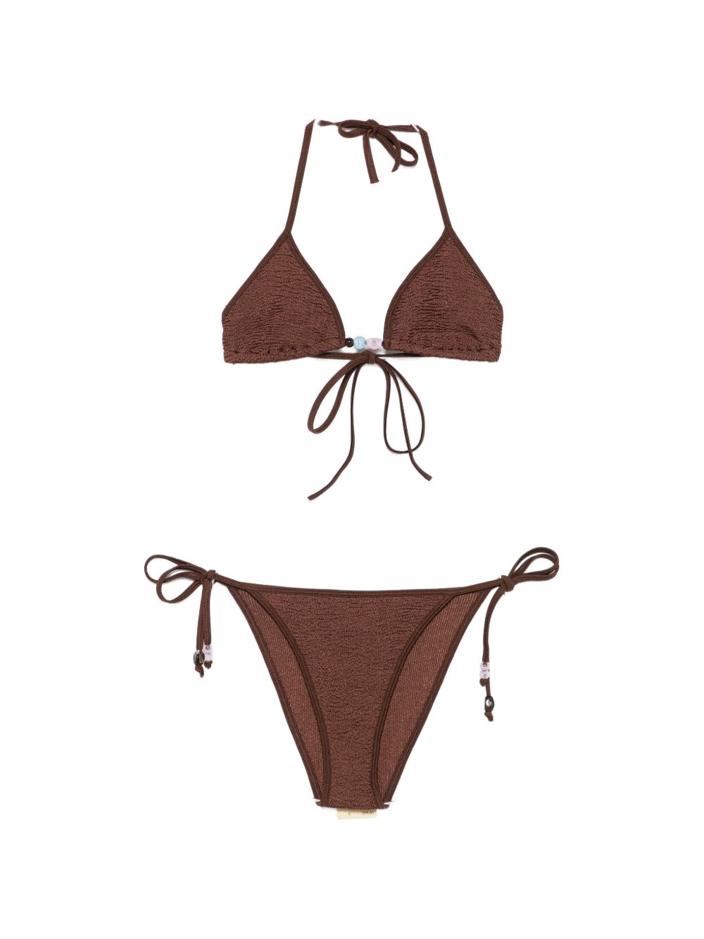 Hunza Gina beaded bikini set