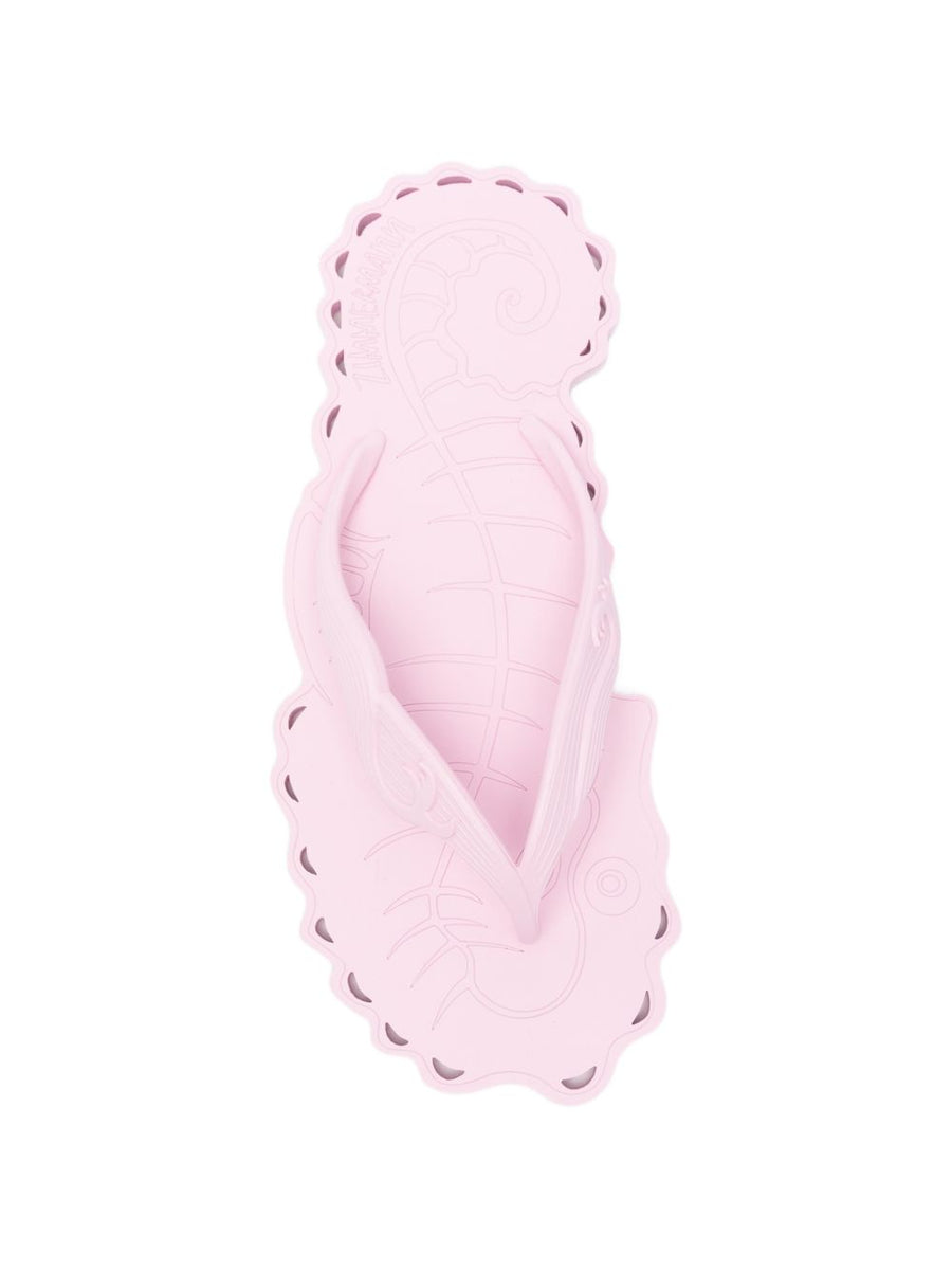 Zimmermann Pink Thong Sandals With Flat Sole Dust Bag Included