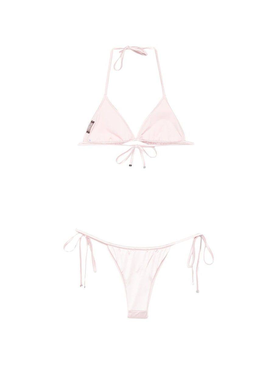 032C Venuja Powder Triangle Bikini Set Luxury Swimwear For Women