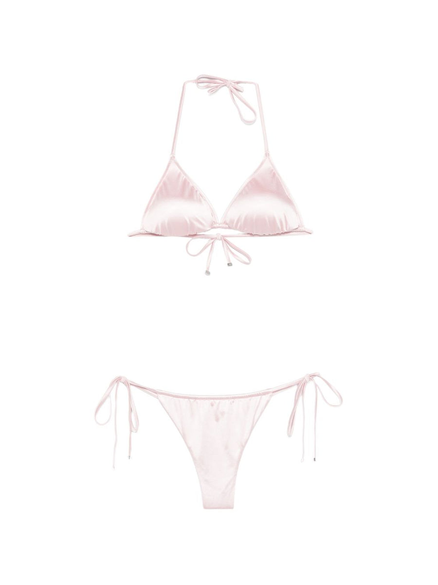 032C Venuja Powder Triangle Bikini Set Luxury Swimwear For Women
