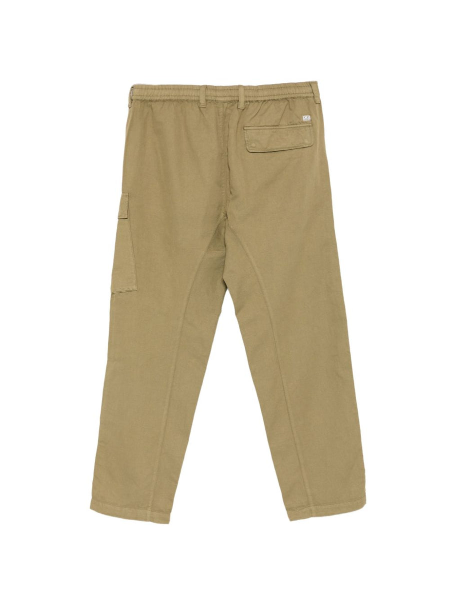 CP Company Cargo Trousers Green Cotton Linen Blend IT Size