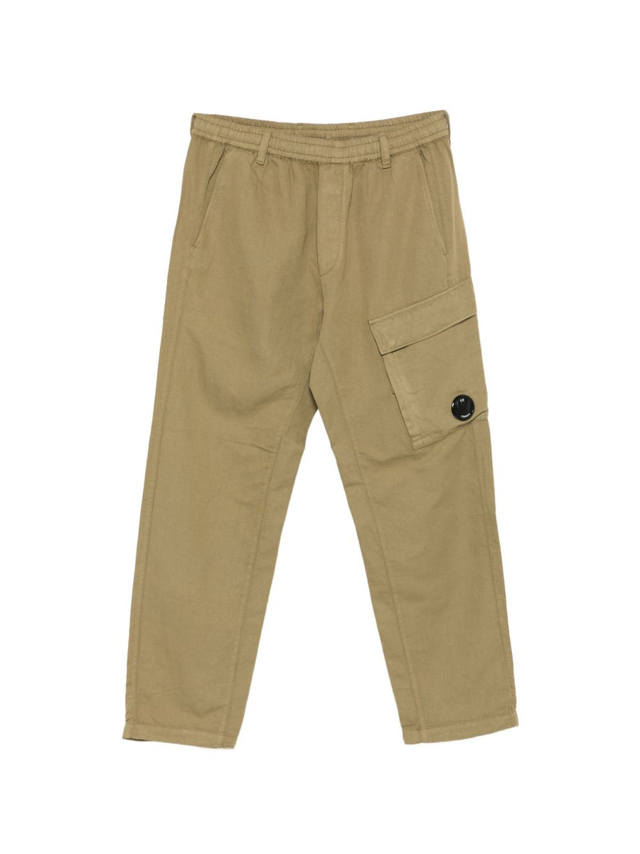 CP Company Cargo Trousers Green Cotton Linen Blend IT Size