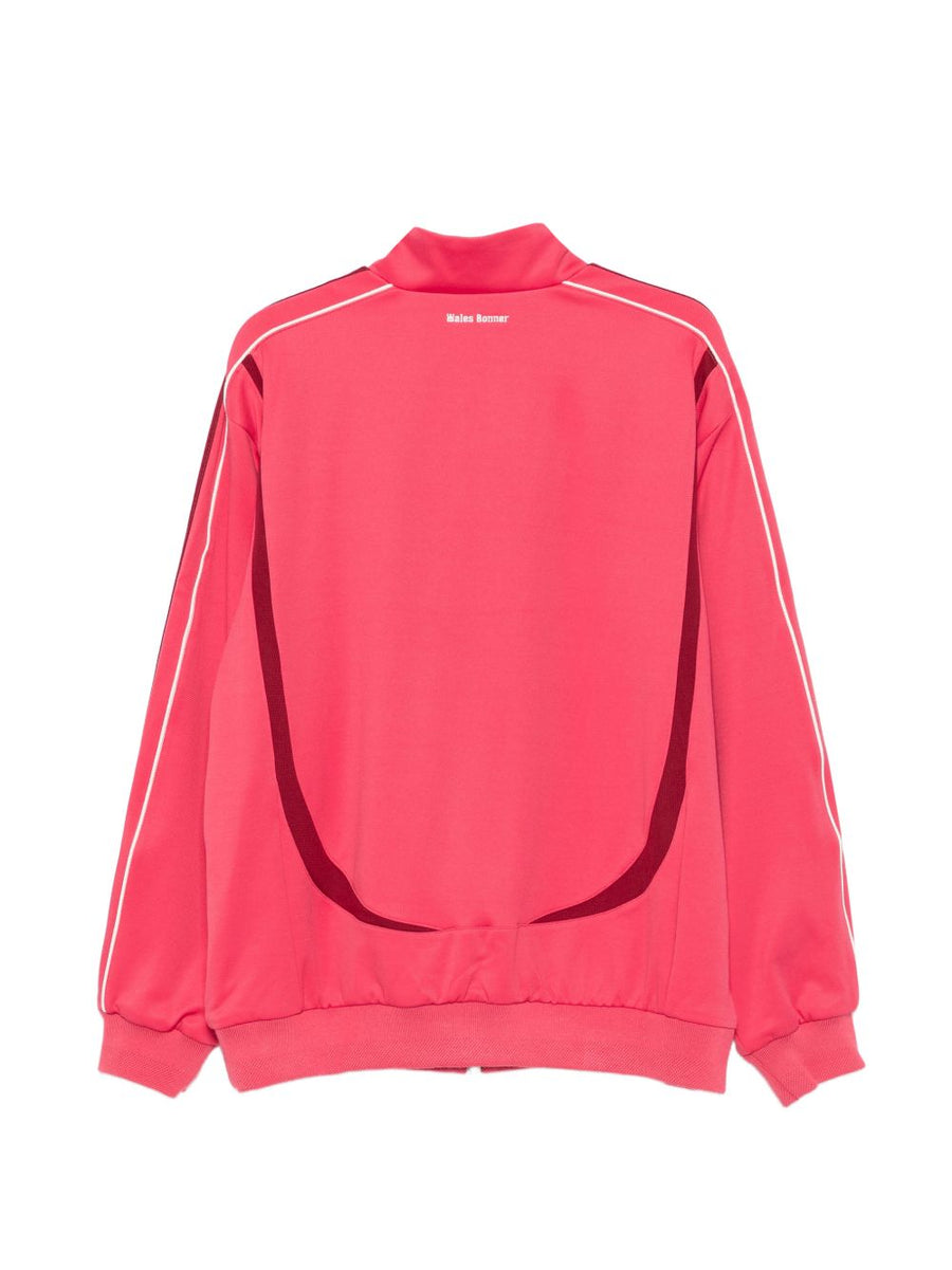 Adidas By Wales Bonner Tracksuit Jacket For Men Pink Signature Logo Zipped Premium Luxury Sportswear