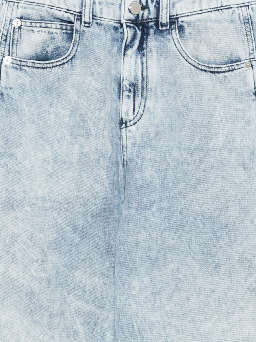 Emporio Armani Jeans For Women Premium 100 Percent Cotton Denim With Light Blue Acid Wash And Five Pocket Styling