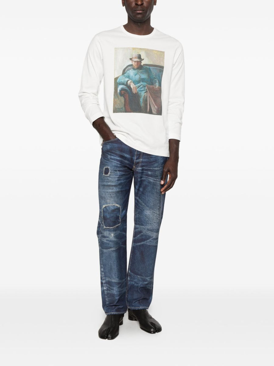 Junya Watanabe Navy Cotton Nylon Trousers Tailored For Men