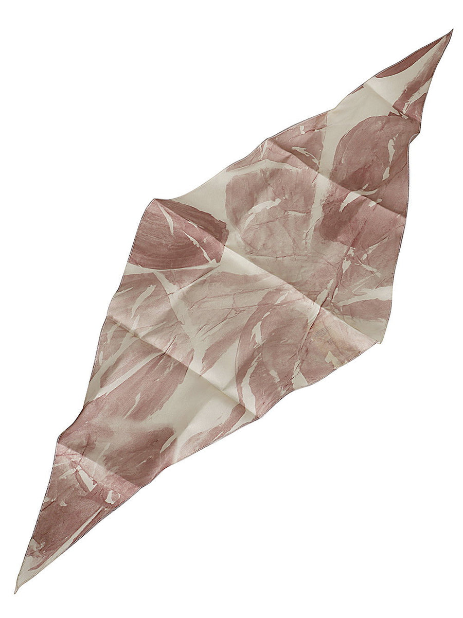 Alysi Silk Foulard Mini Scarf Powder Color For Women Luxury Accessory Versatile Everyday Look