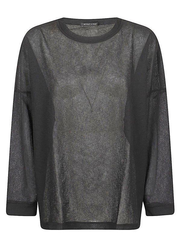 MIZUIRO Sweaters BLACK