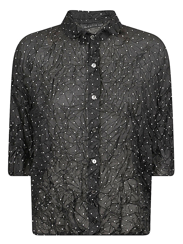 MIZUIRO Shirts BLACK