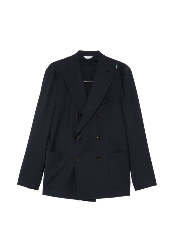 Boglioli Wool Blend Double-Breasted Suit
