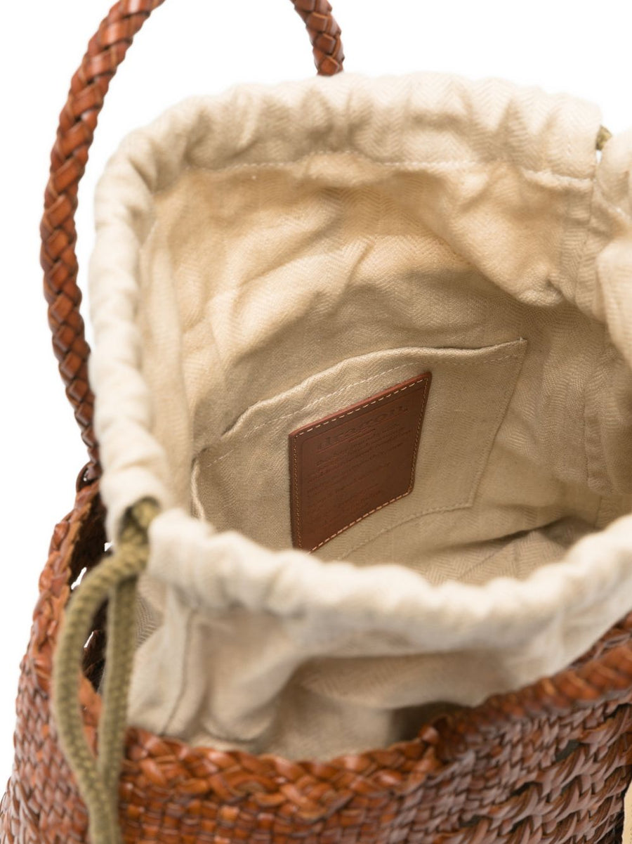 Dragon Diffusion Refined Handbag Luggage Color With Woven Texture And Braided Handle For Women