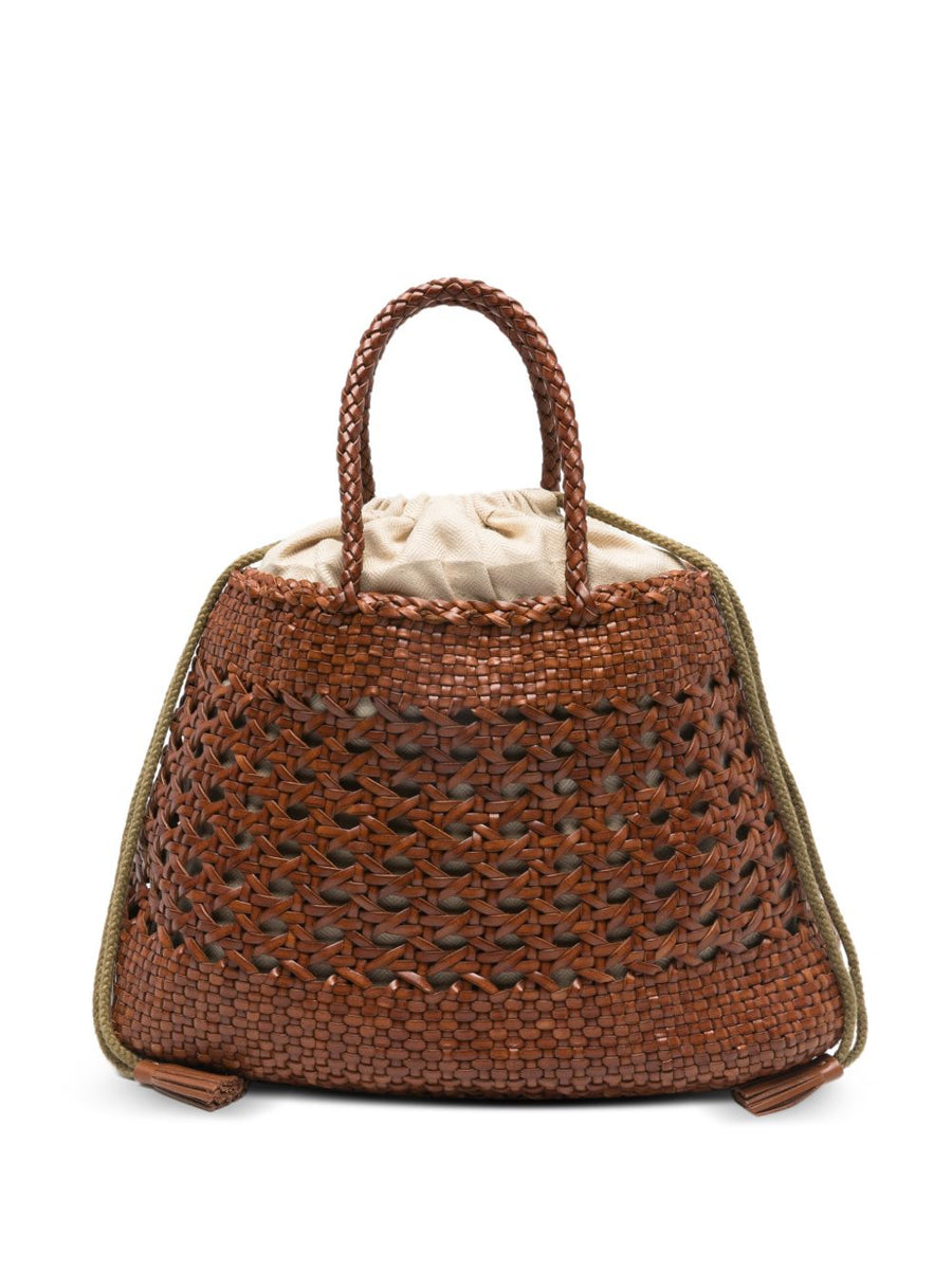 Dragon Diffusion Refined Handbag Luggage Color With Woven Texture And Braided Handle For Women
