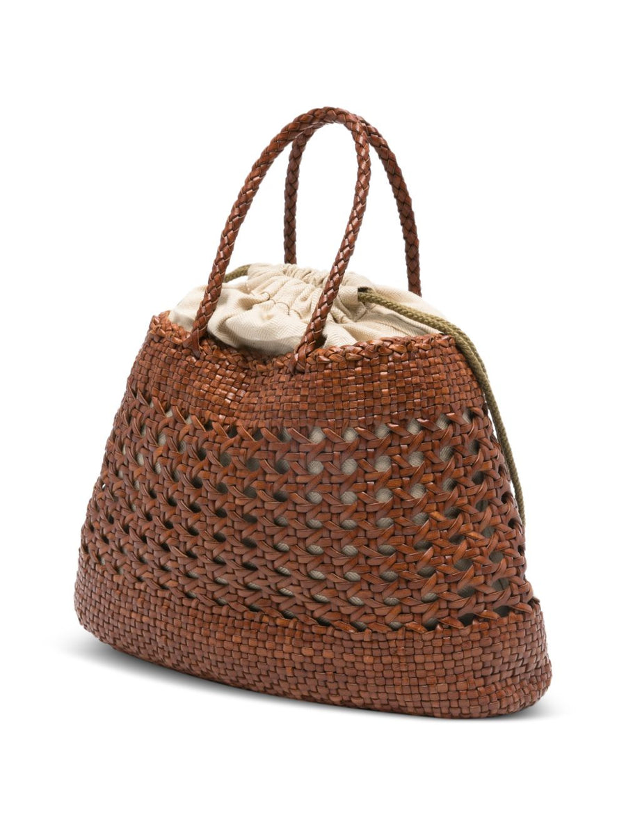 Dragon Diffusion Refined Handbag Luggage Color With Woven Texture And Braided Handle For Women