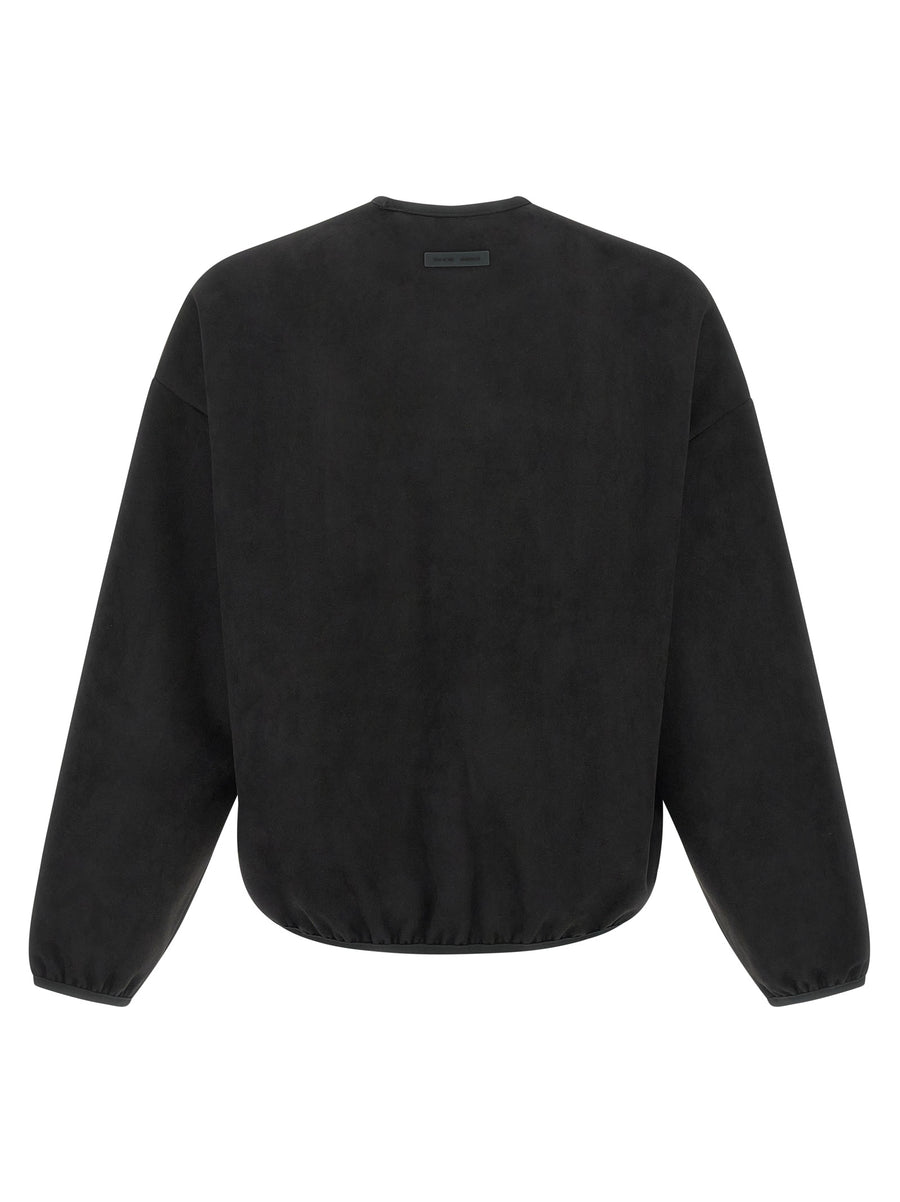 Fear Of God Essentials Modern Sweatshirt For Men With Suede Fleece And Bold Front Logo