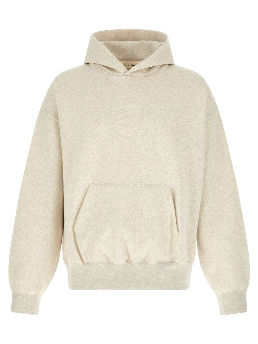 Fear Of God Essential Signature Hoodie For Men Premium Oversized Relaxed Fit With Embroidery Gray