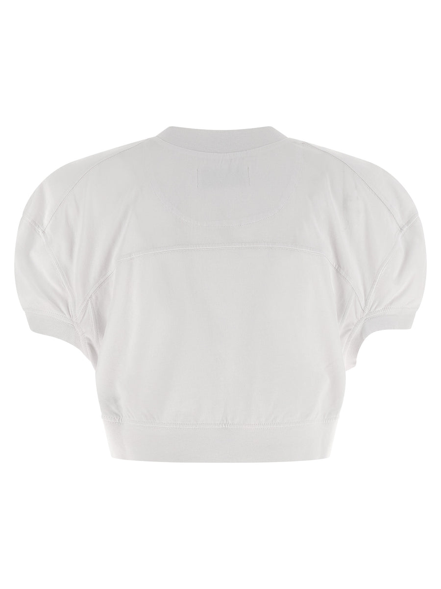 Vivienne Westwood Embroidered Orb Football Cropped Tee For Women Luxury Hundred Percent Cotton