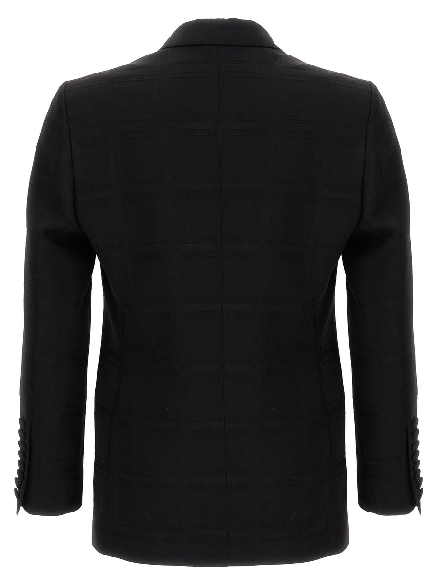 Etro Check Double-breasted Blazer