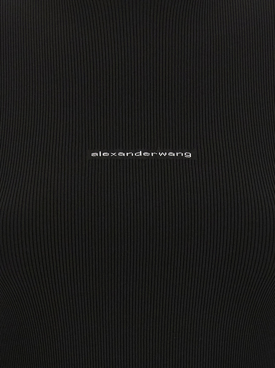 Alexander Wang Ribbed Sweater With Logo