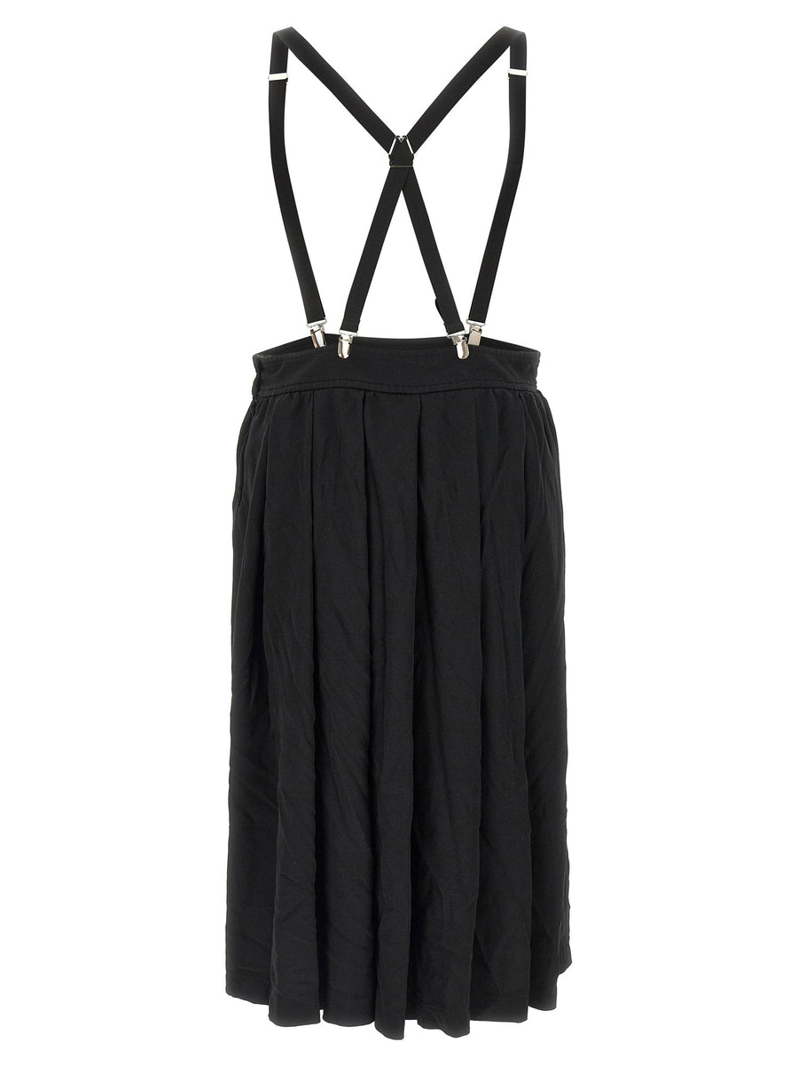 Comme Des Garcons Black Suspender Skirt