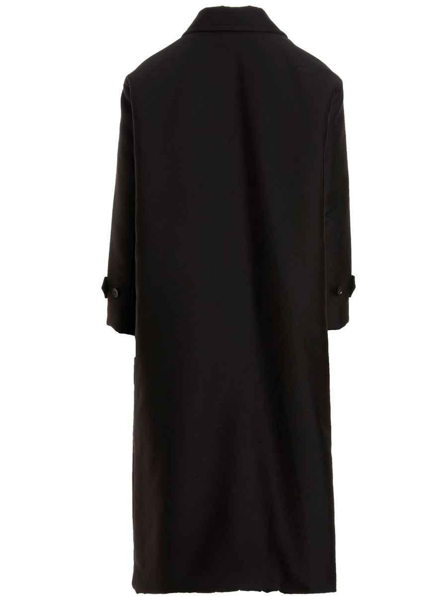 Valentino Garavani Pink PP Reversible Long Coat For Men Premium Two In One Luxury Outerwear
