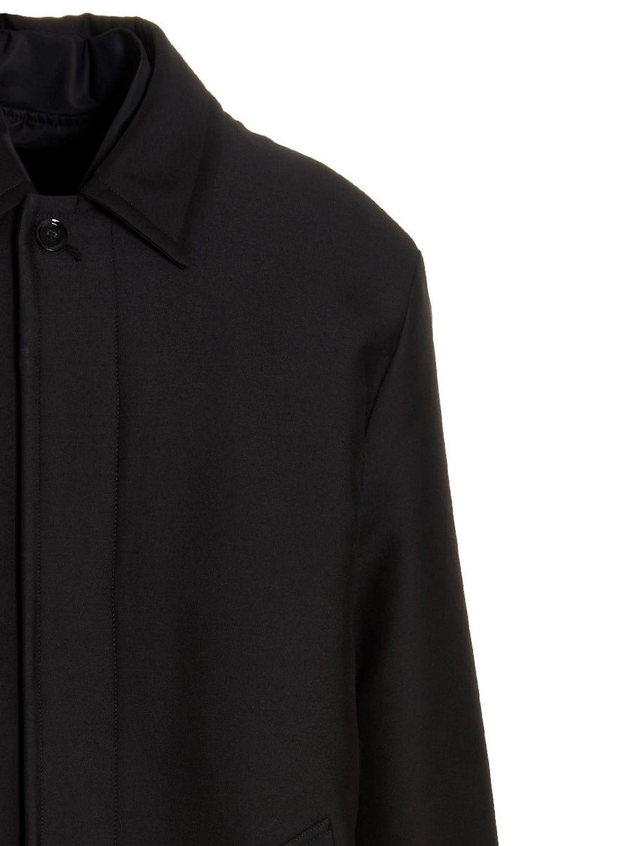 Valentino Garavani Pink PP Reversible Long Coat For Men Premium Two In One Luxury Outerwear