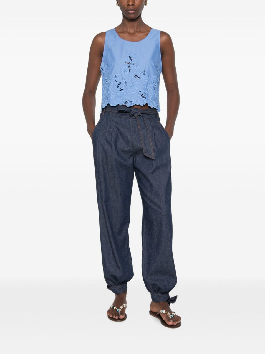 Ermanno Scervino Top LIGHT BLUE