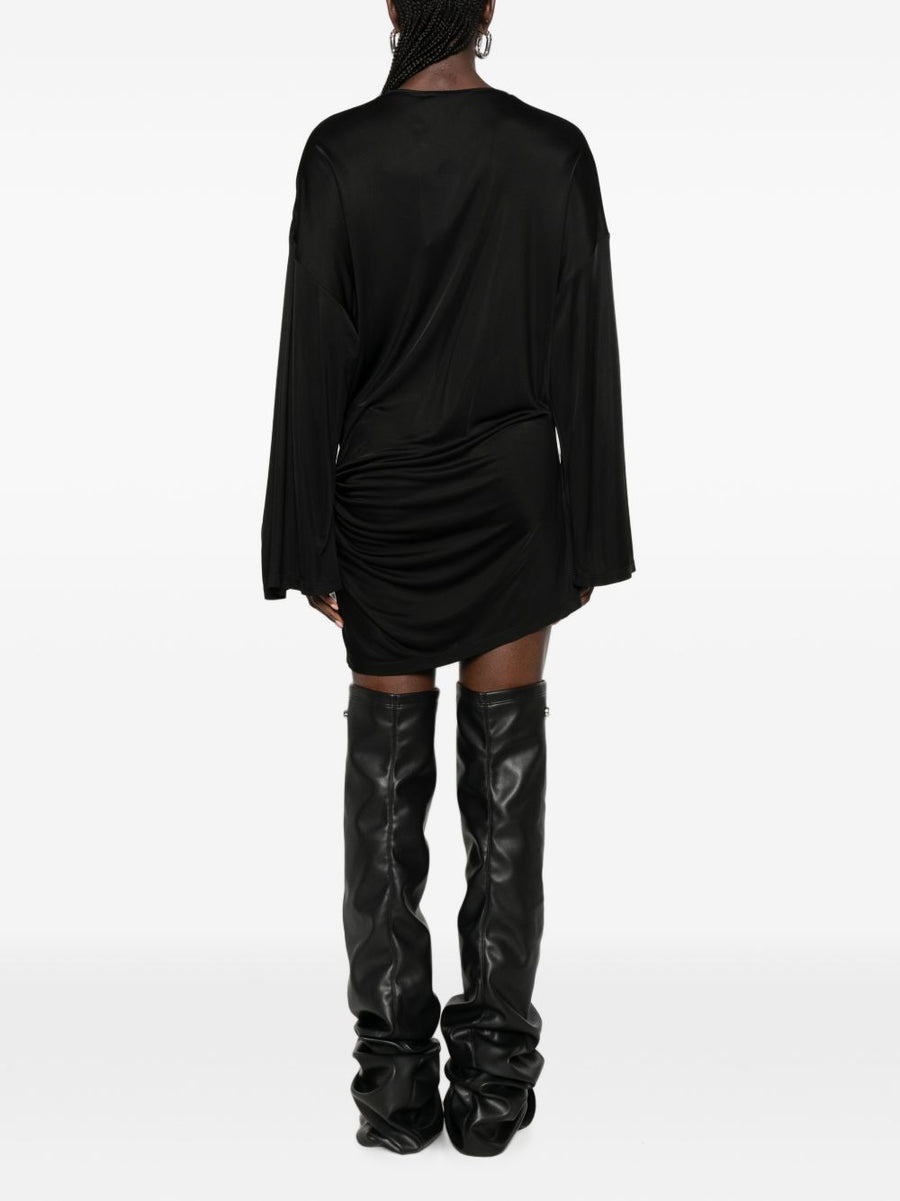 The Attico Gathered Mini Dress
