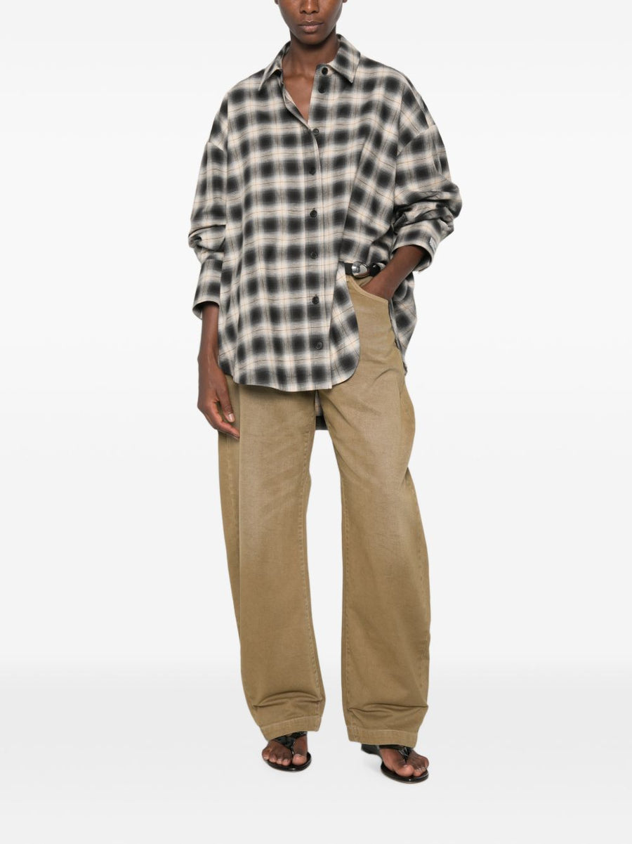 THE ATTICO Jeans GREEN