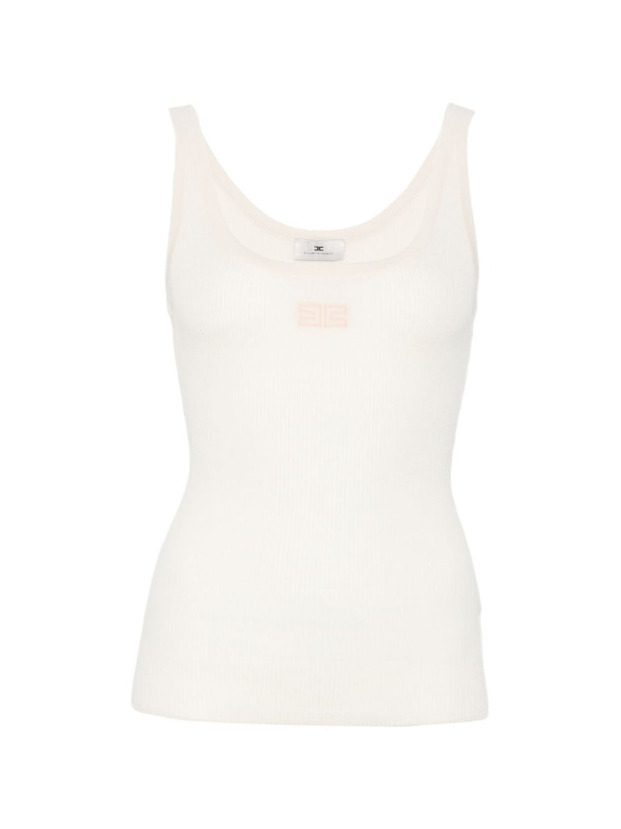 Elisabetta Franchi Top WHITE