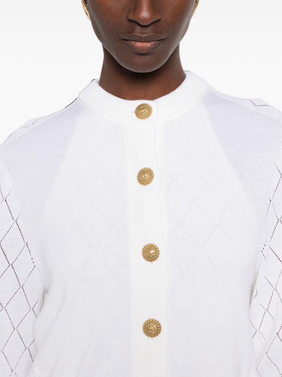 Balmain Sweaters WHITE
