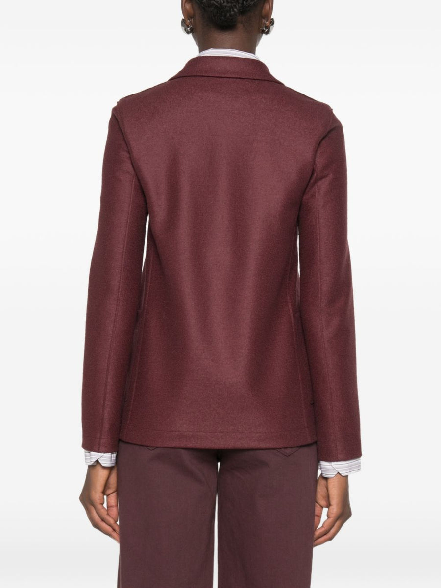 HARRIS WHARF LONDON Jackets BORDEAUX