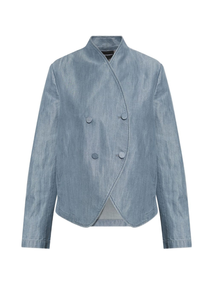 Emporio Armani Jackets LIGHT BLUE