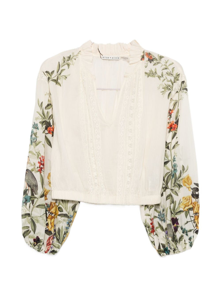Alice + Olivia Shirts ECRU