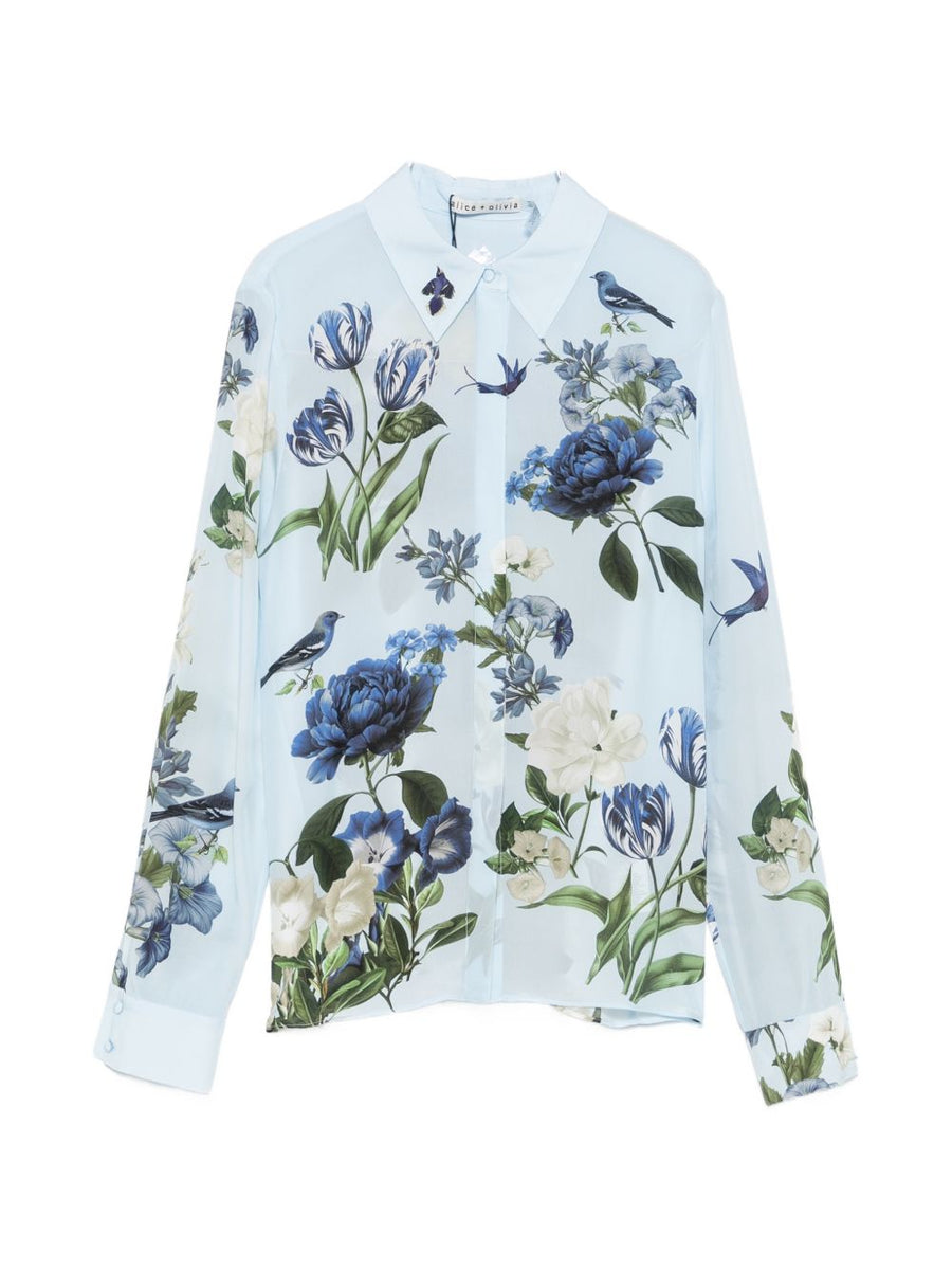 Alice + Olivia Shirts LIGHT BLUE